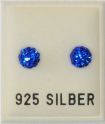 Ohrstecker, safir ,  6mm