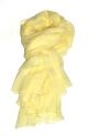 XL Schals uni mit Paillettenstreifen, gelb