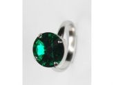 Fingerring, emerald