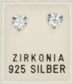 Stecker herzform zirkonia