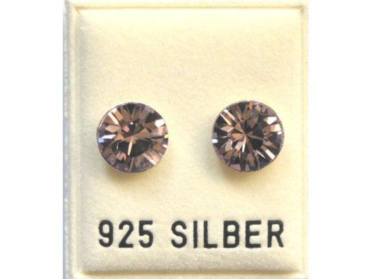 Stecker light amethyst, Ø 8,3mm