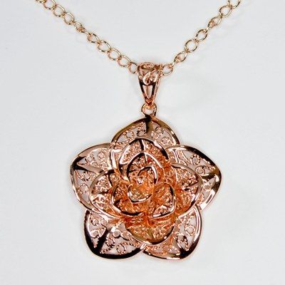 Kette rosegoldfarben