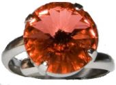 Fingerring, Padparadschafarben